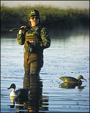 National Wildlife Refuges like the Anahuac NWR provide low-cost, high-quality waterfowl hunting.